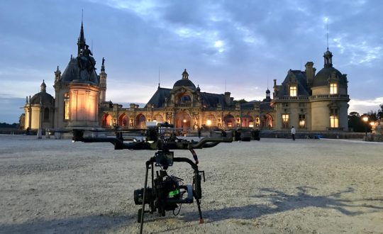 THE GRAY MAN IN SHOOTING AT THE CASTLE OF CHANTILLY